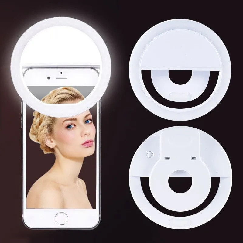 Photography Lighting Products - USB 충전식 LED 셀카 링 라이트,