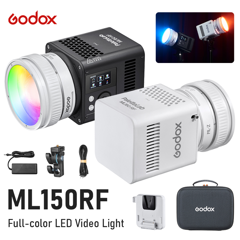 Photography Lighting Wireless - Godox ML150RF 풀컬러 LED 비디오 조명