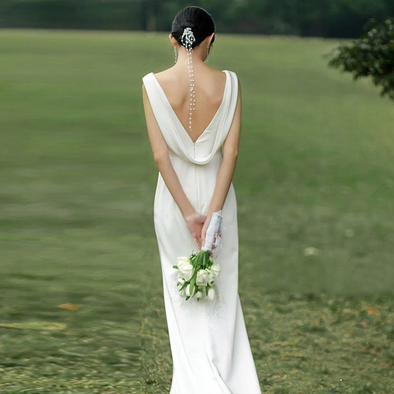 Photography Lighting Style - 가벼운 한국 스타일 웨딩드레스 2026 신상