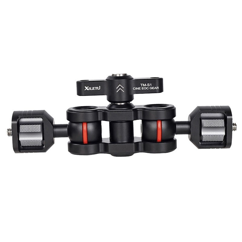 Photography Lighting Rig - 더블 볼 헤드 카메라 매직 암,