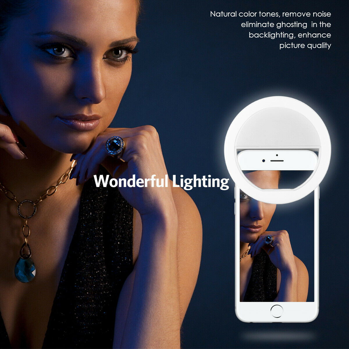 Photography Lighting Products - USB 충전 LED 셀카 링 라이트