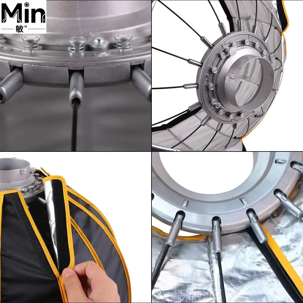 Parabolic Umbrella Deep - 35인치(90cm) 빠른 설치 접이식 딥 파라볼릭