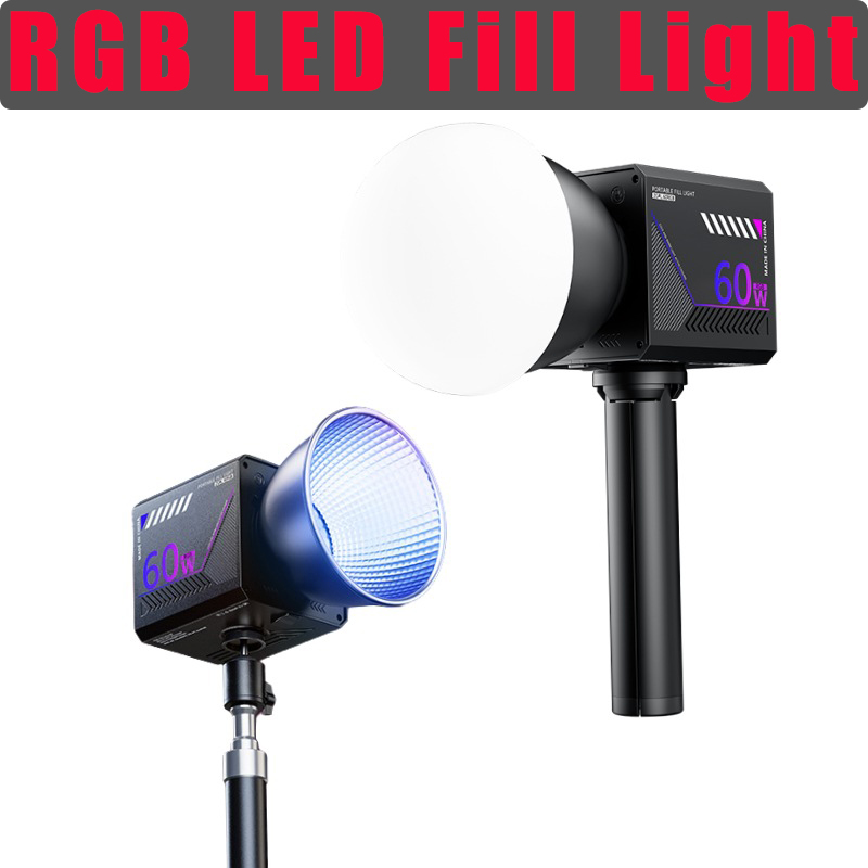 Photography Lighting Background - 60W RGB 비디오 라이트 휴대용 LED