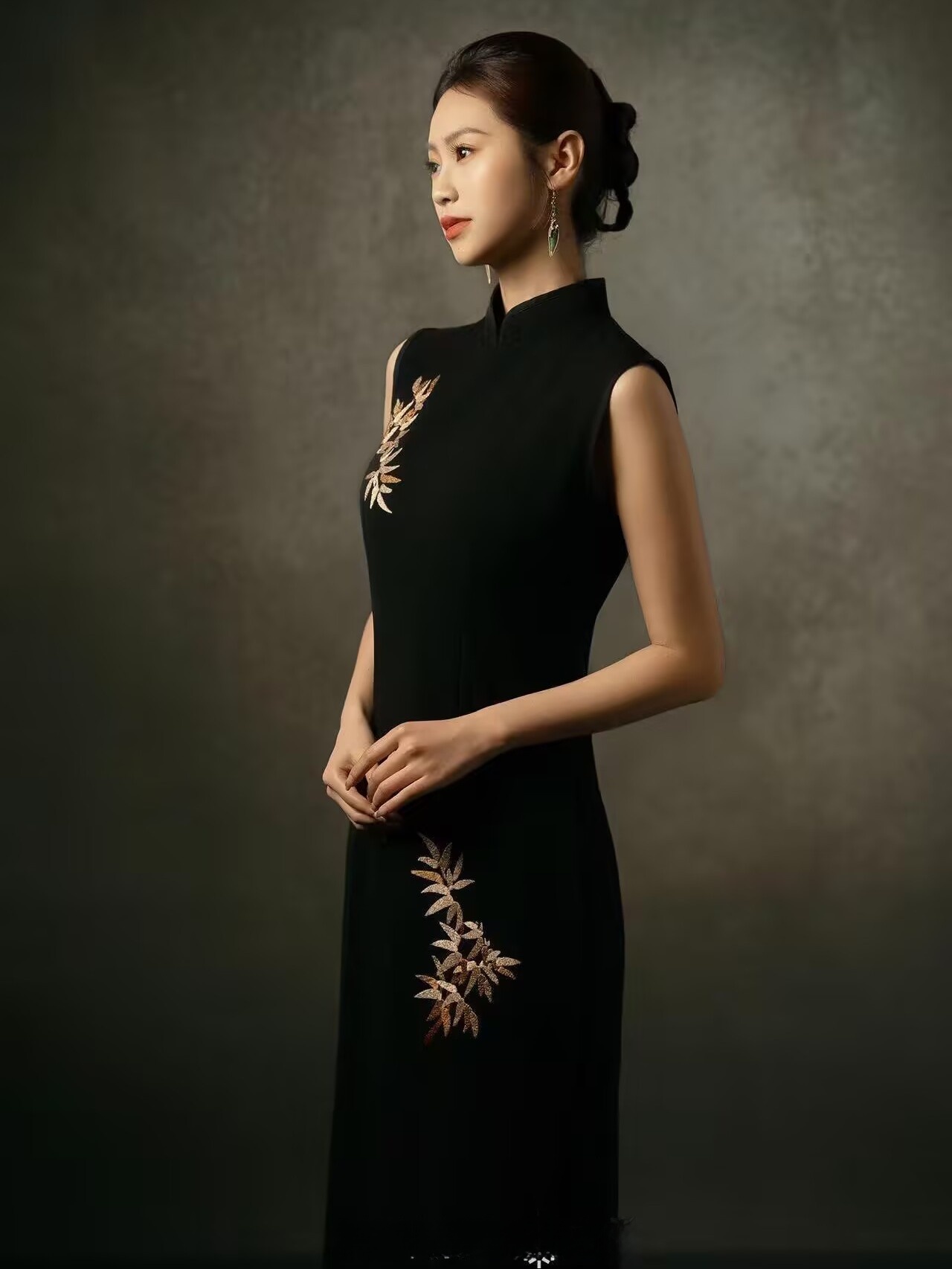 블랙 포트레이트 사진 스튜디오 중국풍 예술 사진 의상  - Photography Lighting Style 리뷰 및 가격