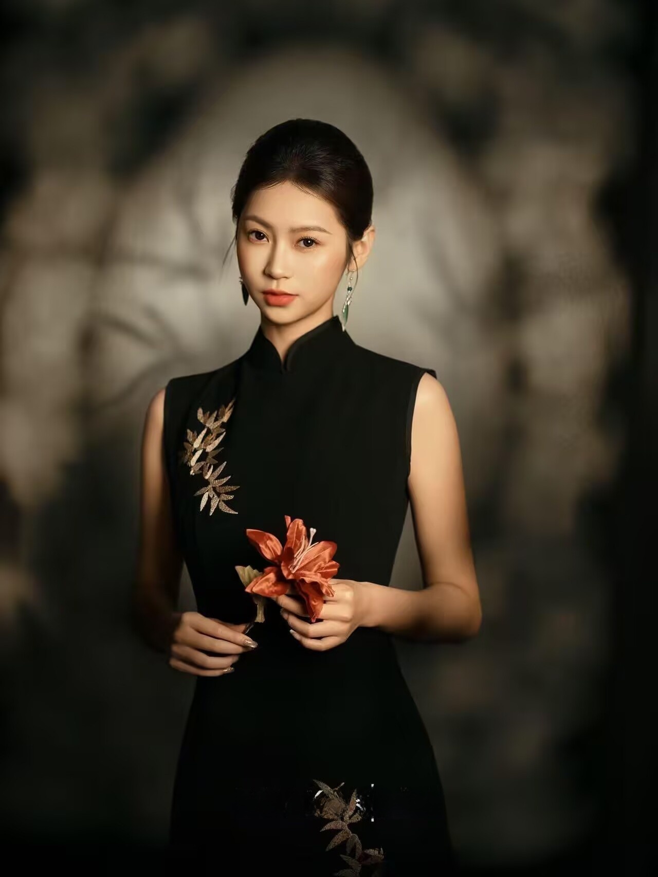 블랙 포트레이트 사진 스튜디오 중국풍 예술 사진 의상  - Photography Lighting Style 리뷰 및 가격