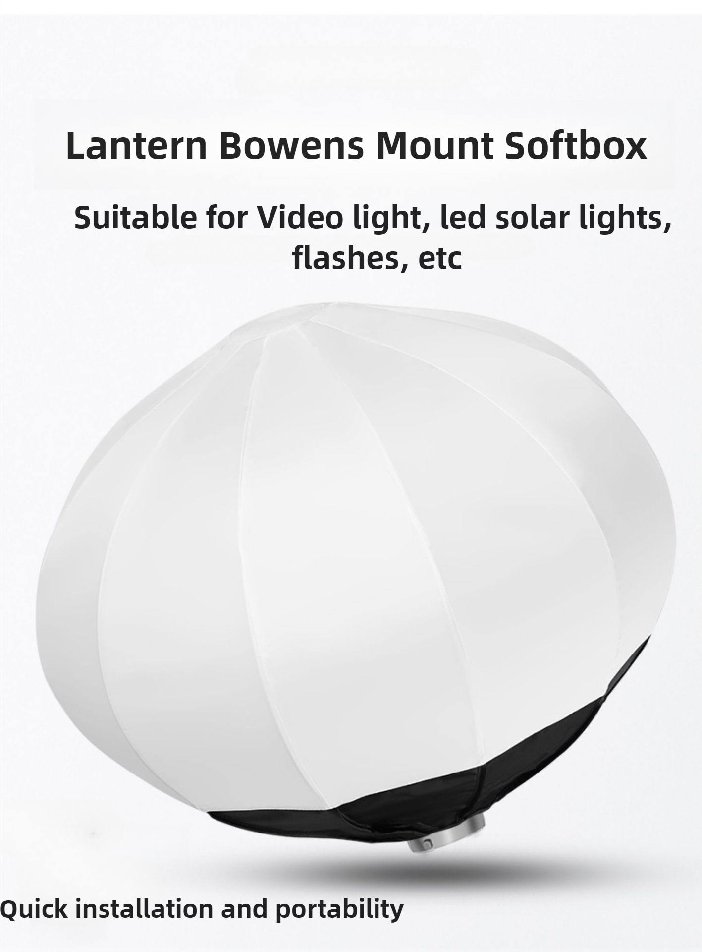 55cm 65cm 글로브 랜턴 소프트박스 퀵 릴리스 볼 - Photography Lighting Modifiers 리뷰 및 가격