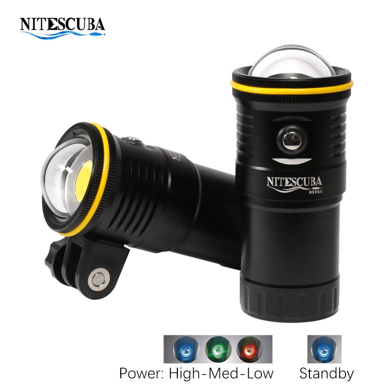 Nitescuba NSV60 LED 다이빙 비디오 라이 - Photography Lighting Wireless 리뷰 및 가격
