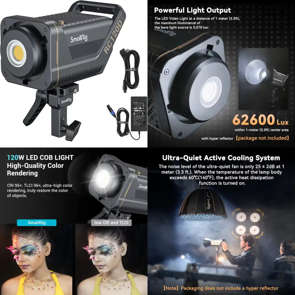 스몰리그 RC 120D 120W COB LED 비디오  - V Mount Battery 리뷰 및 가격