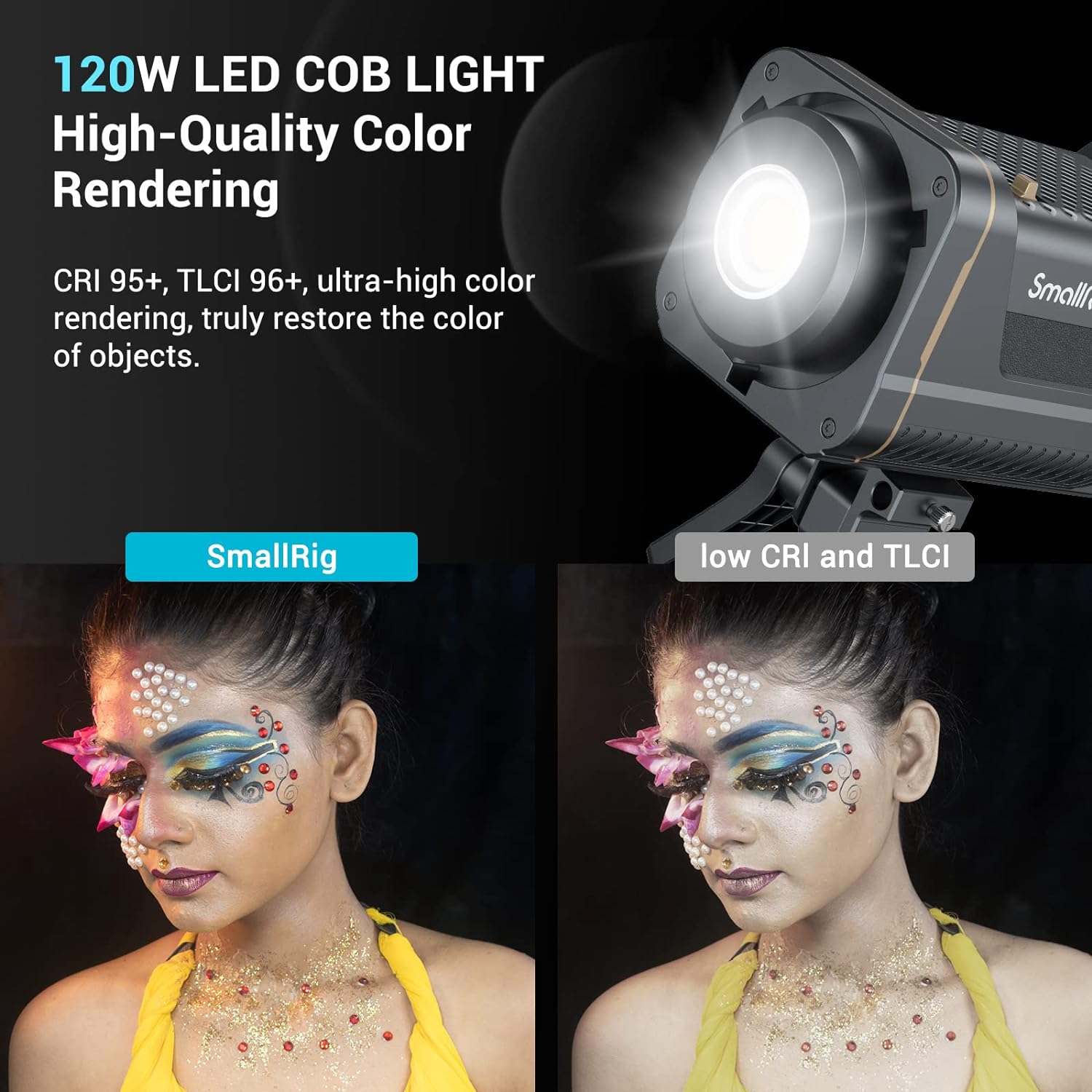 스몰리그 RC 120D 120W COB LED 비디오  - V Mount Battery 리뷰 및 가격