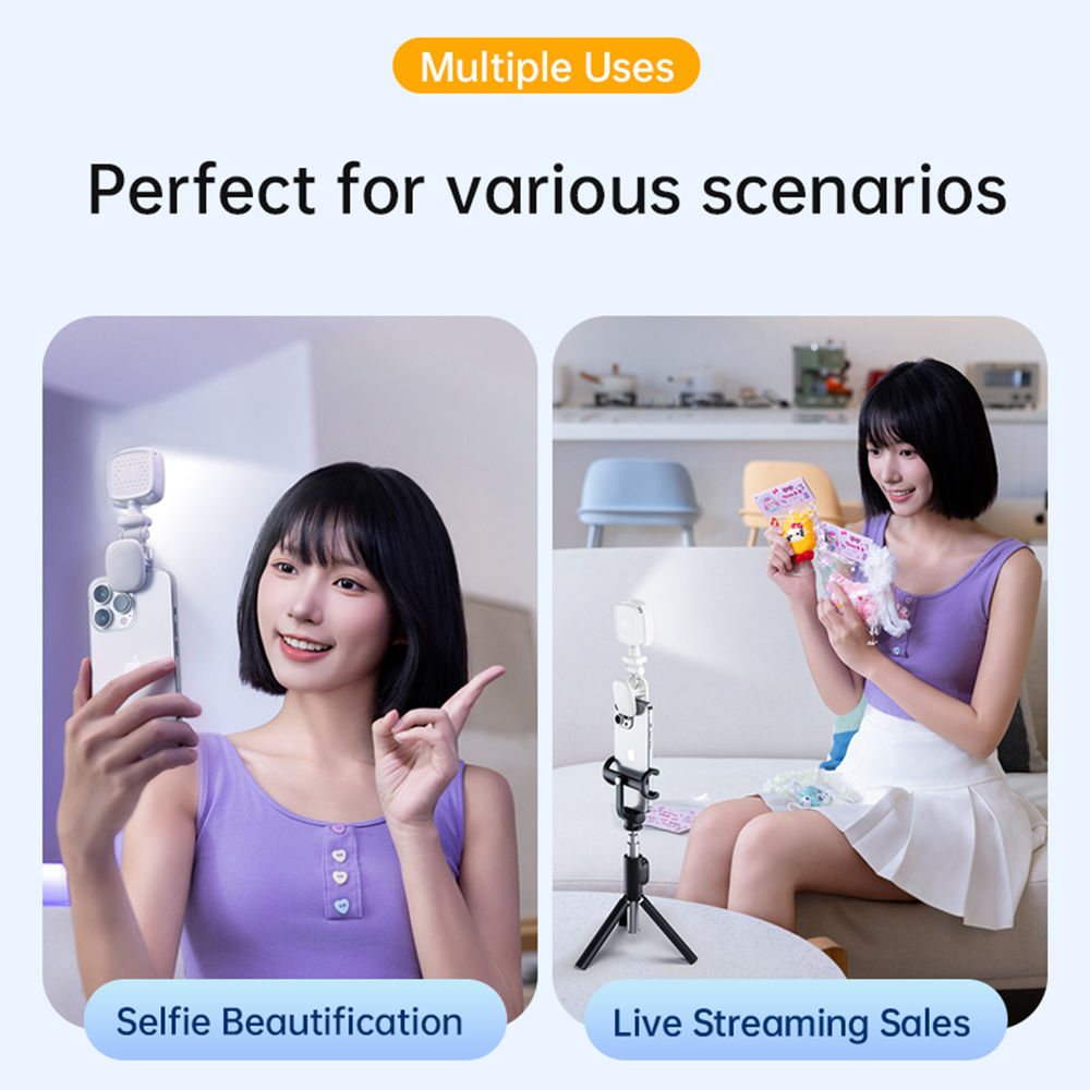 휴대용 LED 셀카 라이트 카메라 미니 보조광 충전식  - Photography Lighting Products 리뷰 및 가격