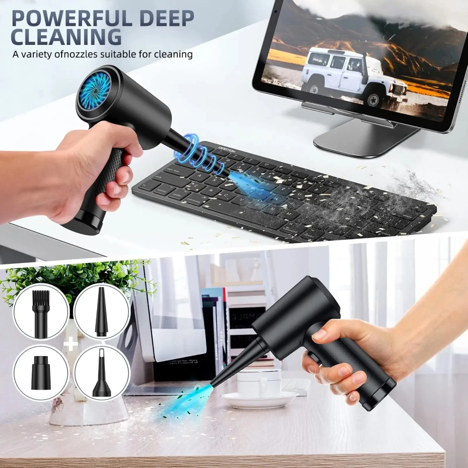 전기 무선 에어 더스터 압축 공기 블로워 LED 조명  - Photography Lighting Products 리뷰 및 가격