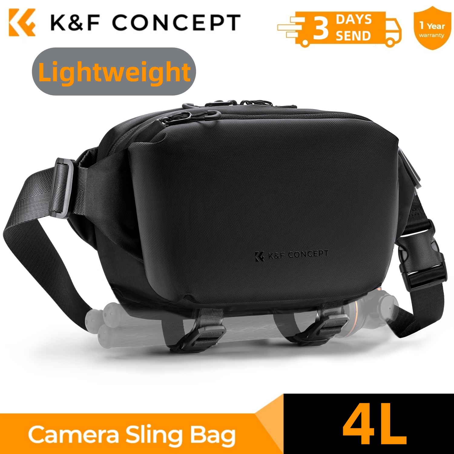 K&F CONCEPT 4L 카메라 슬링백 캐논 소니 D - Photography Lighting Equipment Bags 리뷰 및 가격