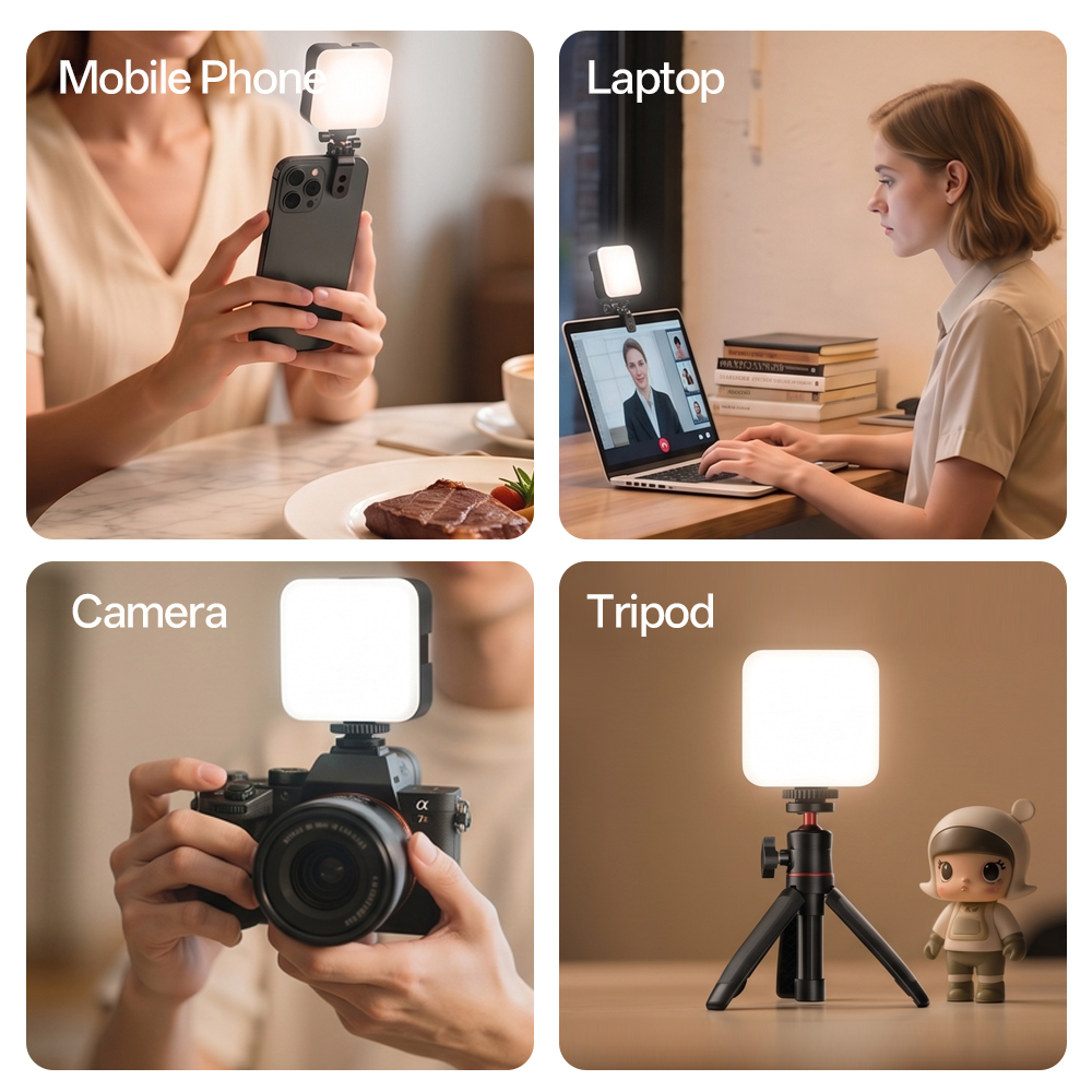 휴대용 미니 포켓 LED 조명 클립형 스마트폰 조절 가 - Photography Lighting Products 리뷰 및 가격