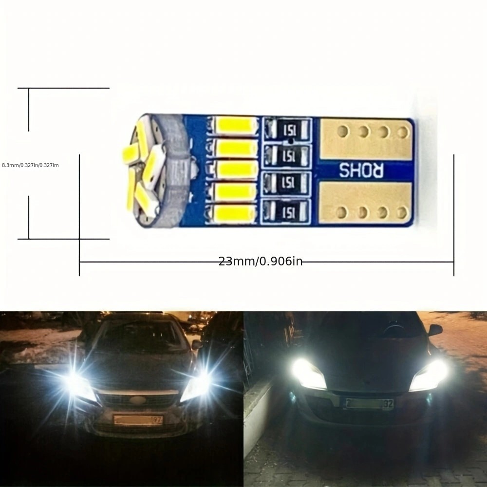 10개 자동차 LED 라이트 T10 4014 15smd - Interior Photography Lighting 리뷰 및 가격