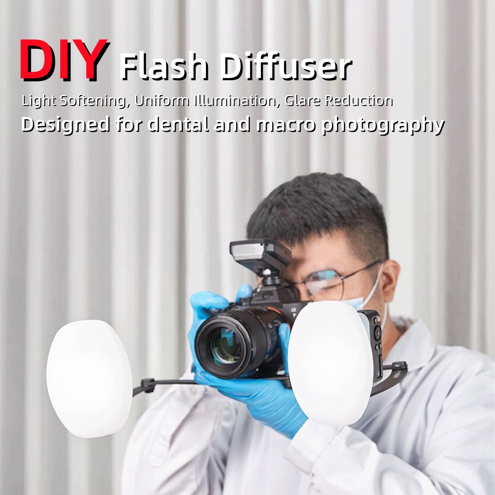 2pcs 실리콘 소프트박스 치과용 매크로 플래시 디퓨저 - Photography Natural Lighting 리뷰 및 가격