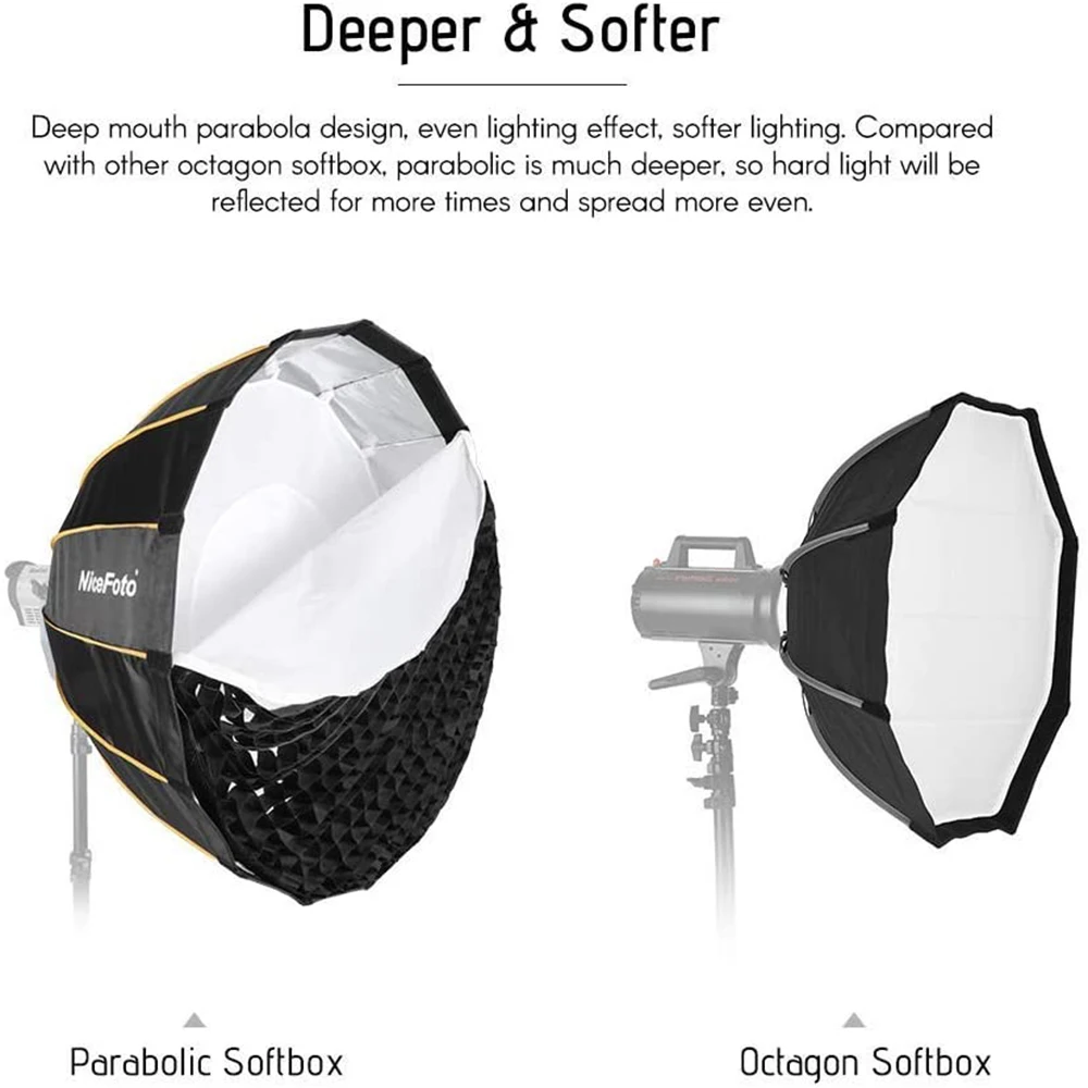 LED 35인치/90cm 빠른 설치 접이식 딥 파라볼릭 - Parabolic Umbrella Deep 리뷰 및 가격